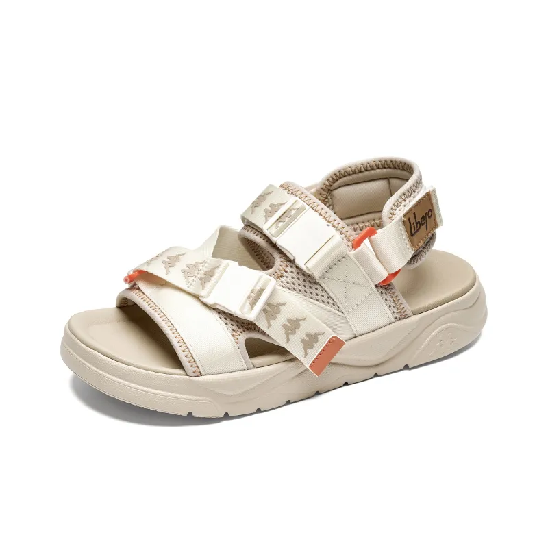 Kappa Jungle Lion Collection Beach Sandals Unisex Beige Yellow-2