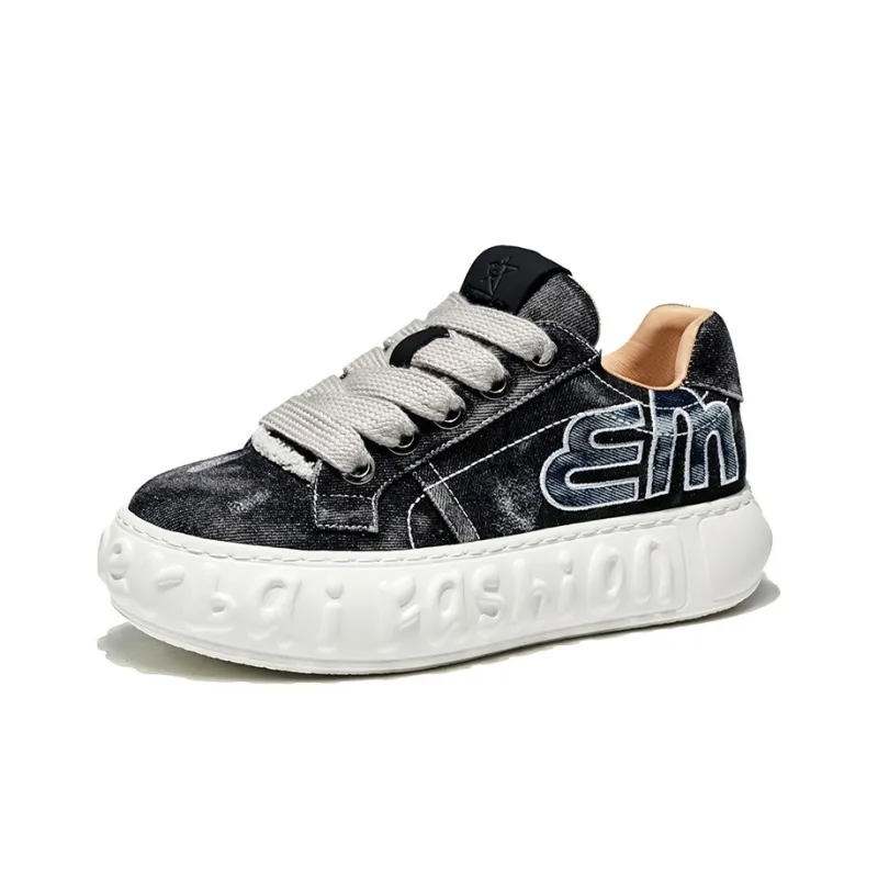 MOERBAI Breathable Lightweight Height Increasing Low-Top Casual Shoes Men's-1
