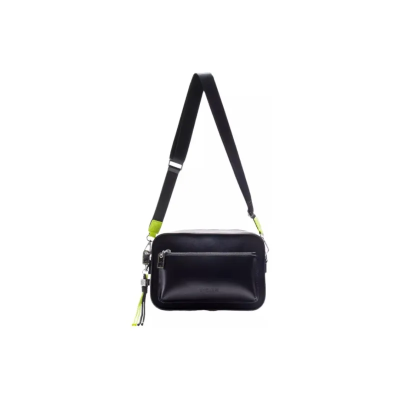 LiNing PU Shoulder Bag, Crossbody Bag Regular Unisex Black-0
