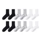 Black/Black/Medium Heather Gray/Medium Heather Gray/White/White 9700