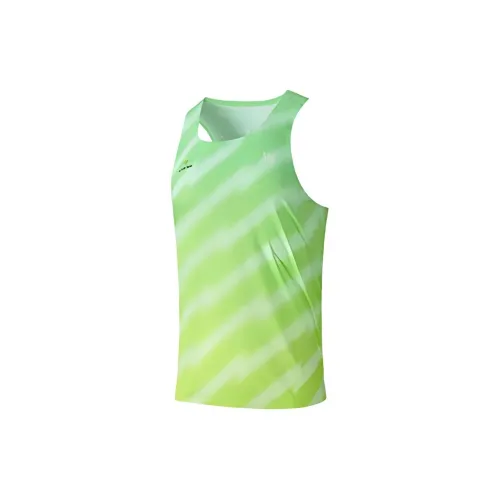 Back Wave X 361° Tank Tops Men Watercolor Green