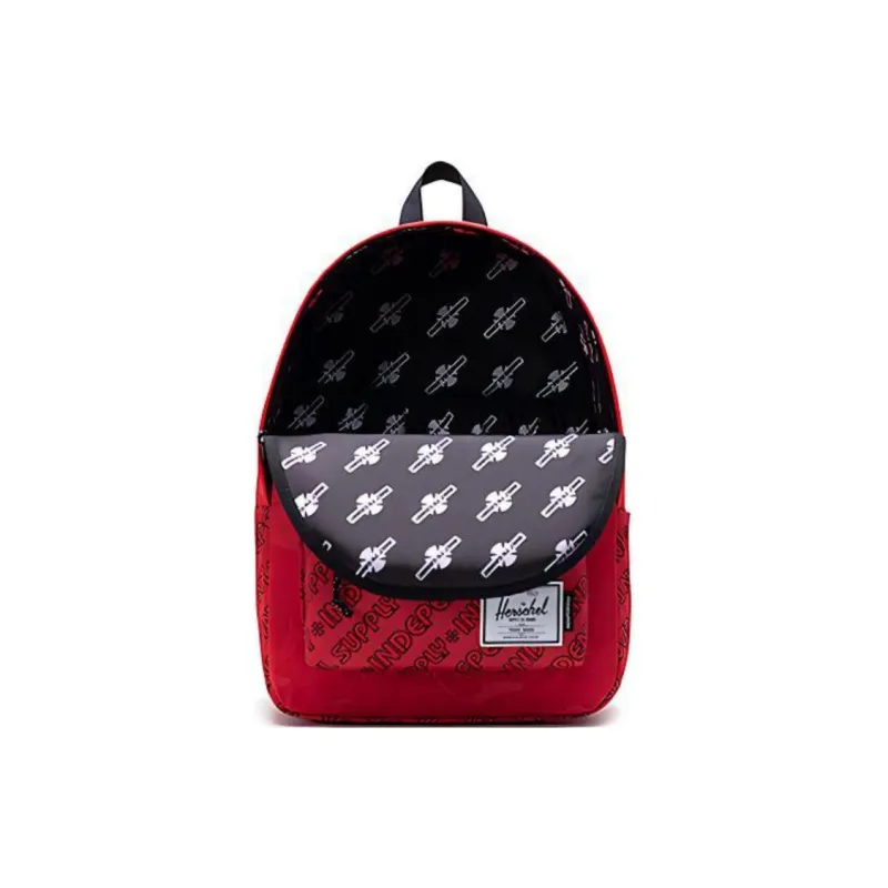 Herschel Independent Collaboration Polyester Backpack Extra Large Unisex Red-1