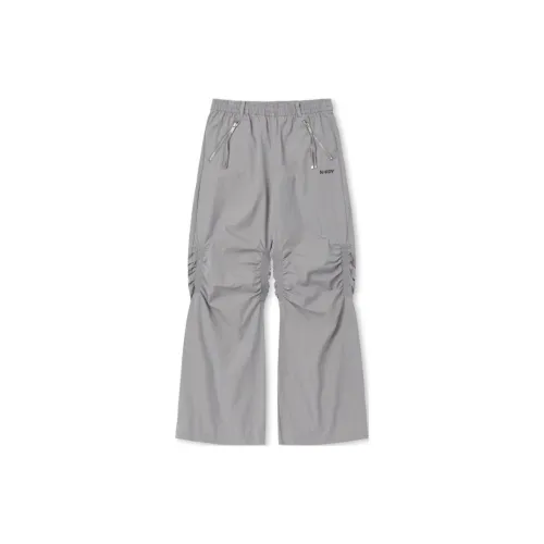 Nerdy Casual Pants Men Gray