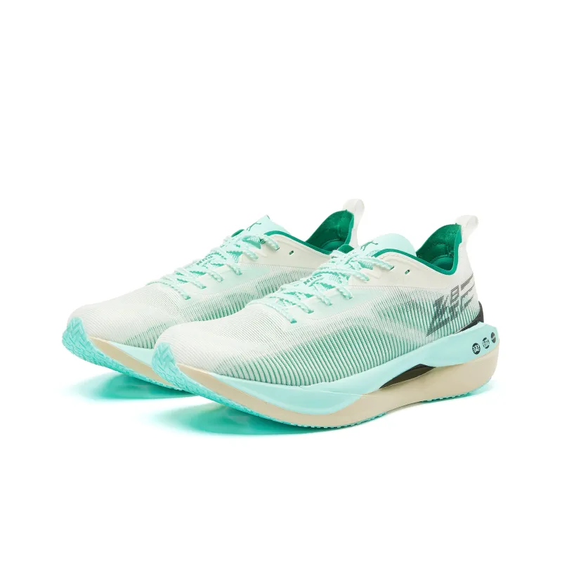 QIAODAN Flying Shadow PRO Cushioning Anti-Slip And Wear-Resistant Low-Top Running Shoes Men's Ivory Light Green-2