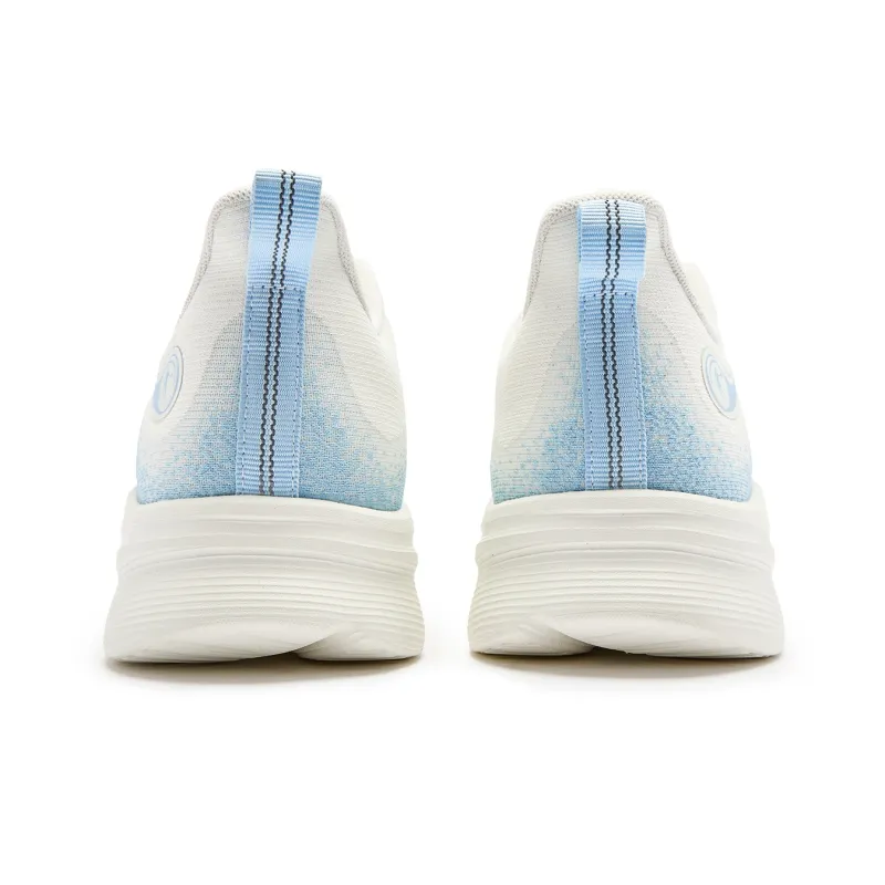 QIAODAN Light LITE Cushioning, Slip Resistant, And Abrasion Resistant Low Top Casual Running Shoes Men's Ivory-5