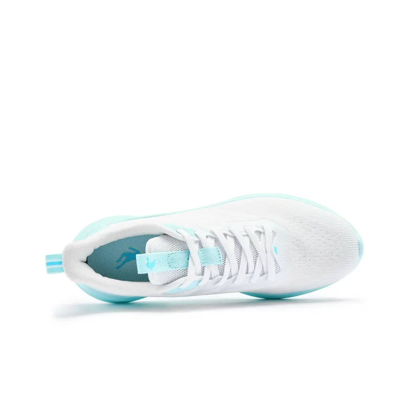 QIAODAN Light LITE Cushioning Anti-Slip And Wear-Resistant Low-Top Q-LITESPEED Technology Running Shoes Men's Aqua Blue-3