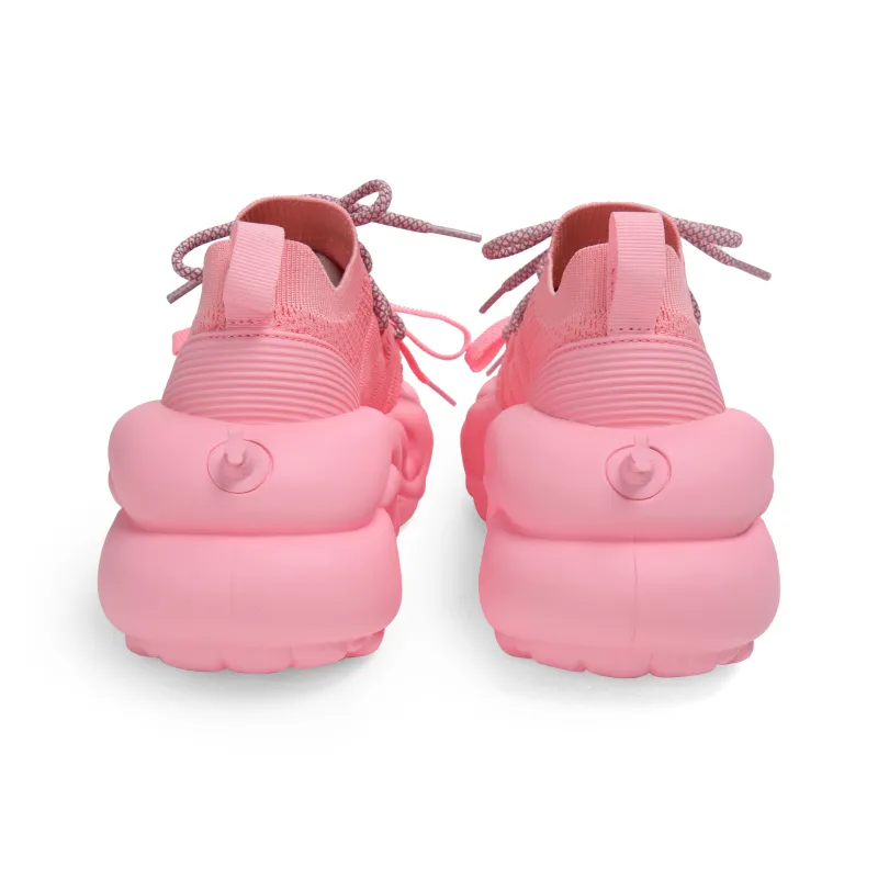 ZERO COSMOS Breathable Height Increase Low Top Chunky Sneakers Unisex Pink-3