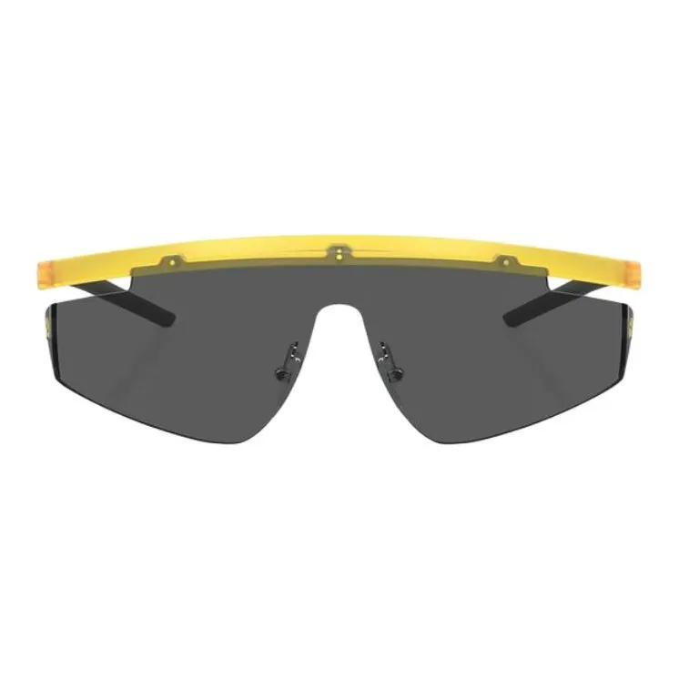 Ferrari Injection Molded Irregular Shape Sunglasses Unisex Yellow-1