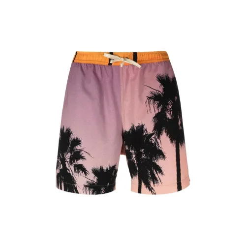 Blue Sky Inn Palm Tree-print Swim Shorts