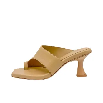 STUDIO AMELIA Flip Flops 7cm Women's Light Brown