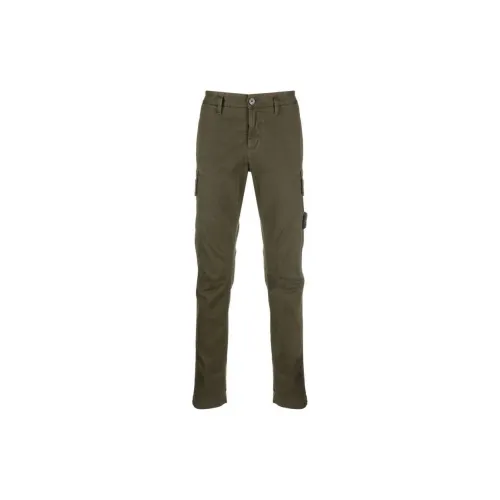 STONE ISLAND Cargo Pants Men Olive Green