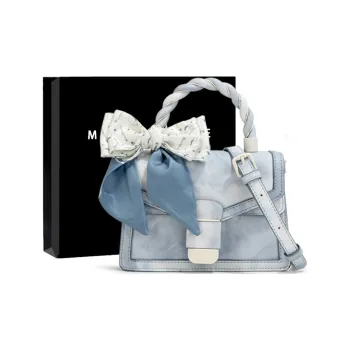 MACKJANICE PU Handbag Crossbody Bag Regular Women's Blue