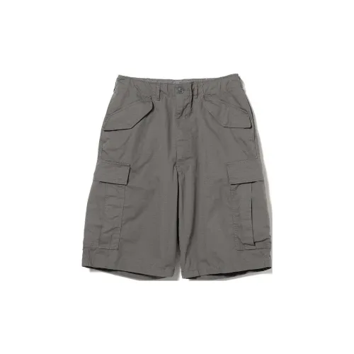 Beams Cargo Shorts Men Gray