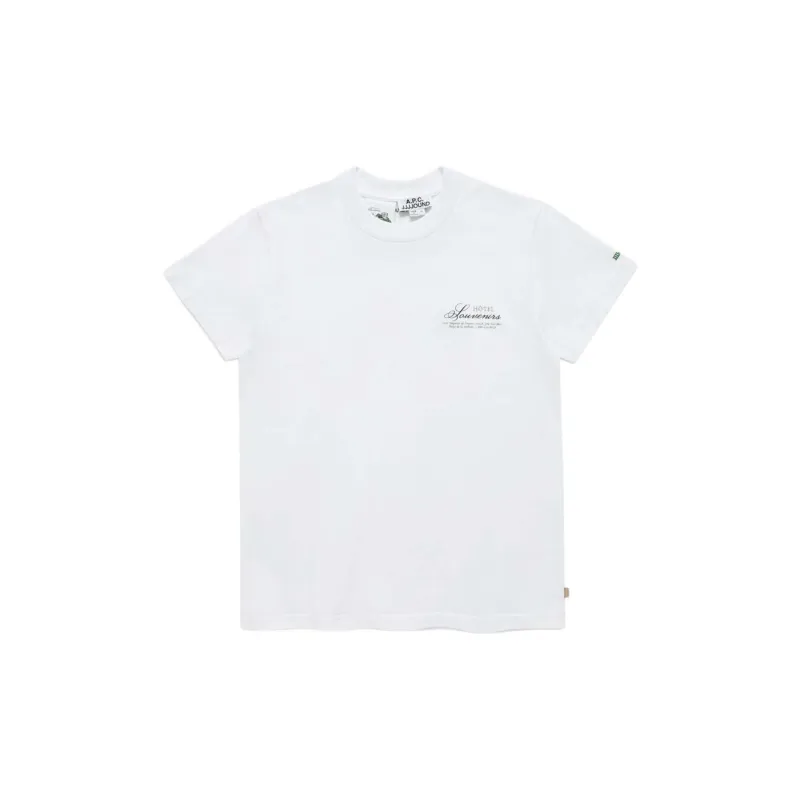 A.p.c X JJJJound A.P.C. Joint Paragraph T-Shirts Unisex White-1