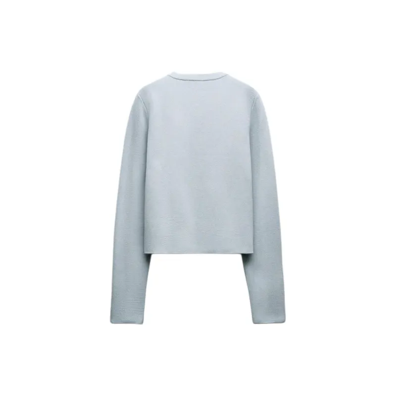 ZARA Jackets Coats Women's Blue-1