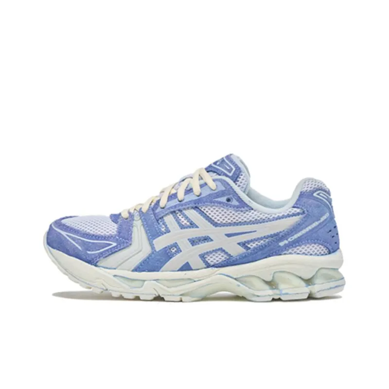 Asics Gel Kayano 14 Low Top Casual Shoes Unisex Blue Beige-0