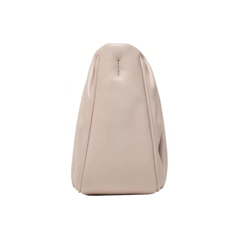 MICHAEL KORS Hannah Leather Shoulder Bag, One Shoulder Clutch Small Size Women's Soft Pink-3