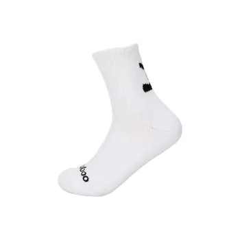 KUMPOO Mid-Calf Socks Unisex 1 Pack White