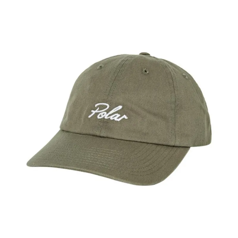 POLAR SKATE CO Cotton Baseball Caps Unisex Brown/Khaki-2