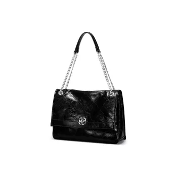 JUST STAR Synthetic Leather Crossbody Bags Shoulder Bags Women's Black/White/Blue