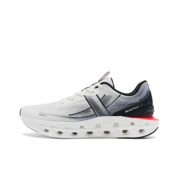 XTEP Durable Breathable Low-Top Casual Running Shoes Men's White Black