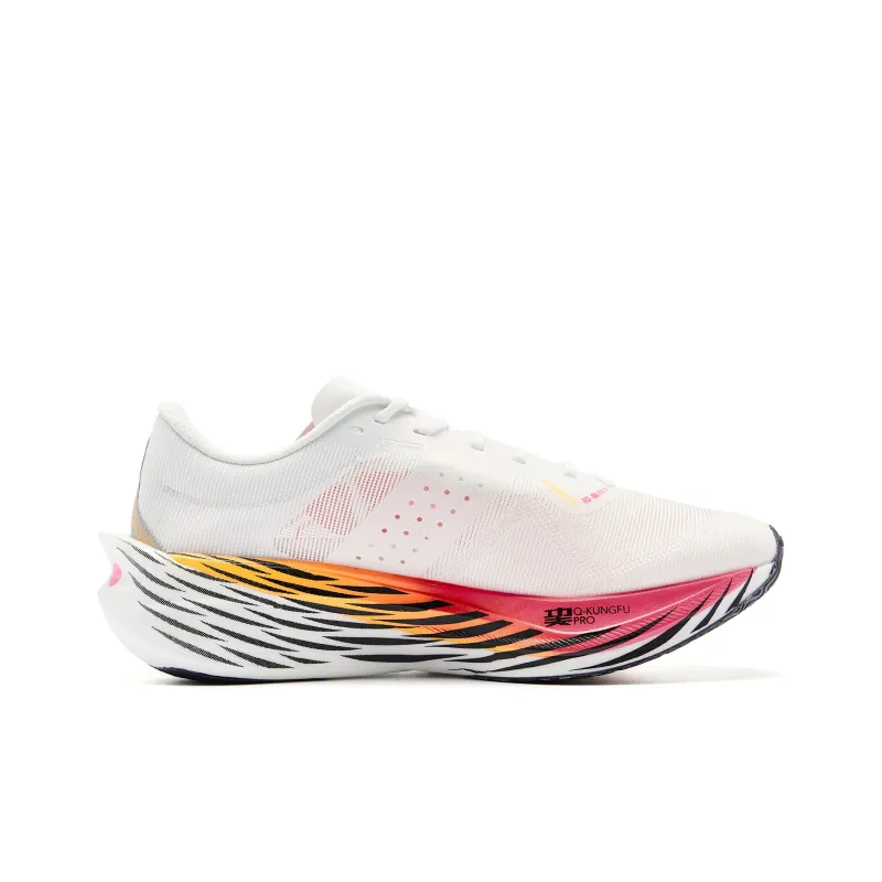 QIAODAN Flying Shadow PB4.0 Running Shoes Men Low Top Jordan White Neon Pink-1