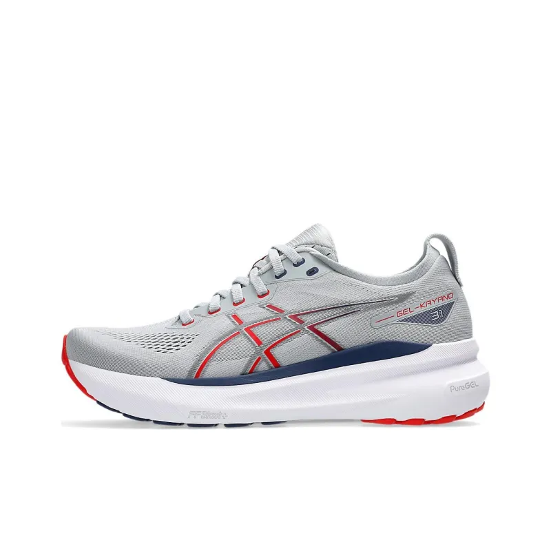 Asics Gel Kayano 31 Piedmont Grey Fiery Red-0