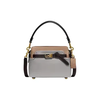 COACH Tate Leather Handbag, Shoulder Bag, Crossbody Bag Trumpets Women's