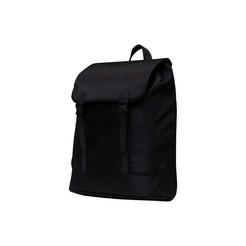Herschel Recycled Material Backpack Small Size Unisex Black-2