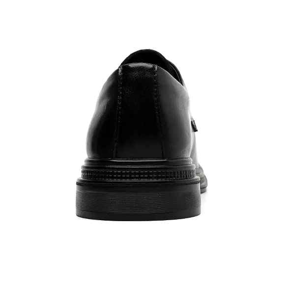 XIAOTOULANG Dress Shoes Men Low Top Black/Brown-2