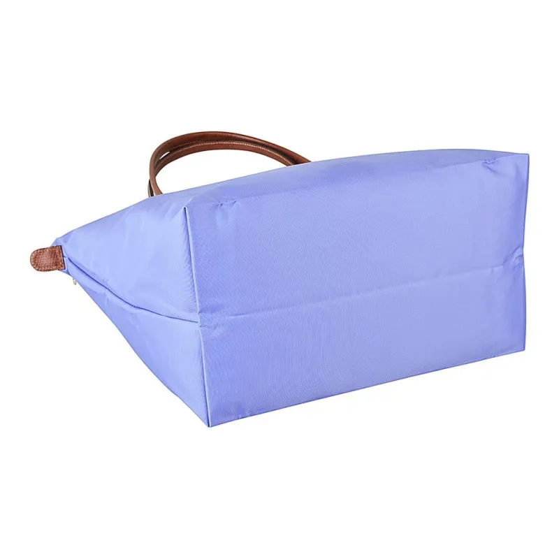 LONGCHAMP Le Pliage Recycled Canvas With Leather Dumpling Bag Handbag, Shoulder Bag Tubas Women's Lavender-3