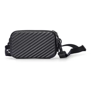 MARK RYDEN Pu Shoulder Bag, Crossbody Bag Mini Men's Elegant Black