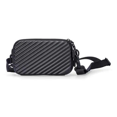 MARK RYDEN Pu Shoulder Bag, Crossbody Bag Mini Men's Elegant Black