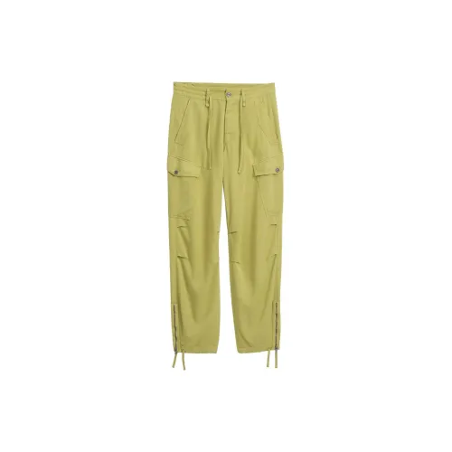 ZARA Casual Pants Men Grass Green