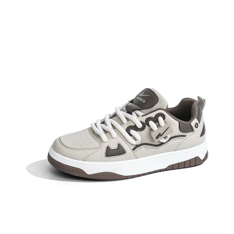 RENBEN Durable Lightweight And Breathable Low-Top Skateboard Shoes Men's-9