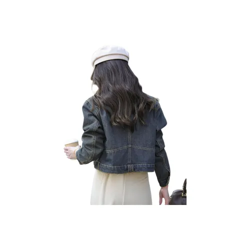 Emodues Denim Jacket Women's Nano Yellow