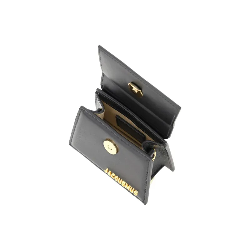 Jacquemus Le Chiquito Leather Shoulder Bags Handbags Mini Women's Black-3