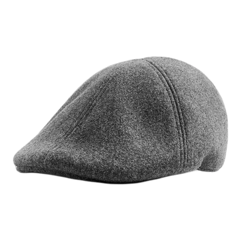 ZARA Polyester Berets Men's Gray-0