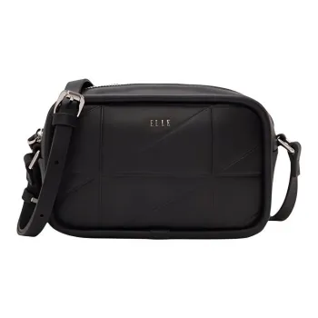 ELLE Cow Leather Small Square Camera Bag Shoulder Bag Crossbody Bag Small Size Women's Multicolor