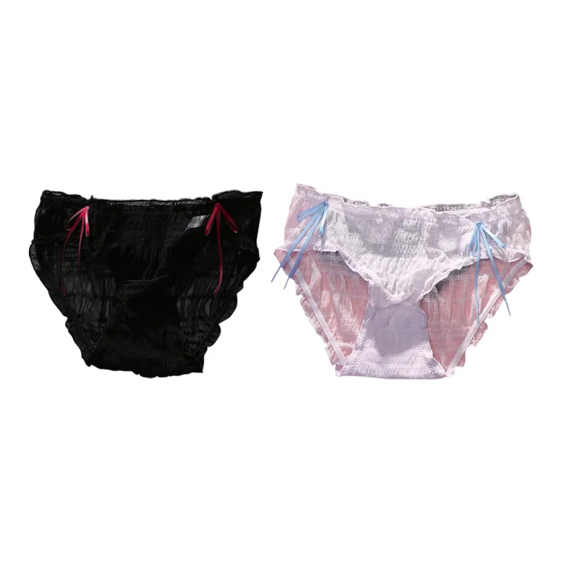 Flowers In Water Underpants Women's 2 Pack-12