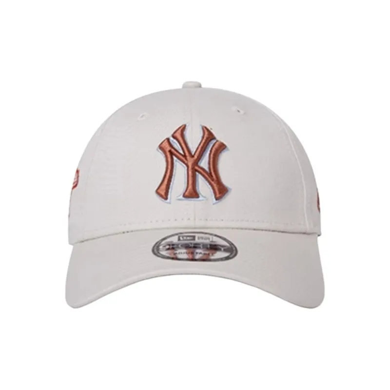 New Era   Baseball Caps Unisex Beige-1