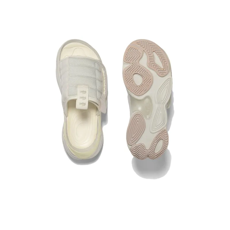 LACOSTE Abrasion Resistant Slide Slippers Women's Gray-4