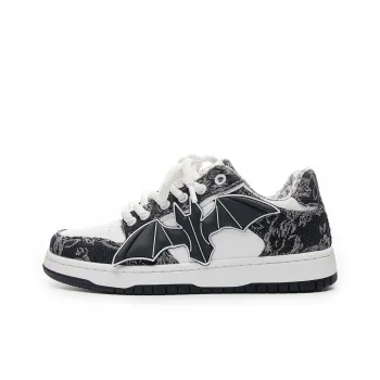 LAZY BONS Anti Slip Wear Resistant Breathable Height Increasing Low Top Skateboard Shoes Unisex