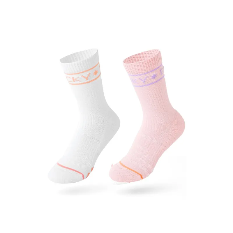 FUGEER Mid Calf Socks Women's 2 Pack-6