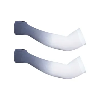 NAILEKESI Skateboarding Basketball Cycling Arm Guards 1 Pair Gradient Color Palette Unisex Comprehensive Protective