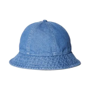 UNIQLO Cotton Bucket Hats Unisex Sky Blue/Dark Blue