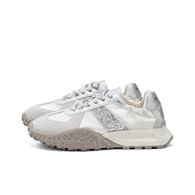 La Chapelle Anti Slip And Wear Resistant Breathable Low Top Chunky Sneakers Women's-6