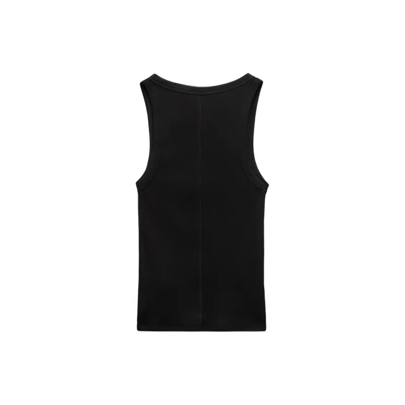 ZARA Tank Tops Women's Black-1
