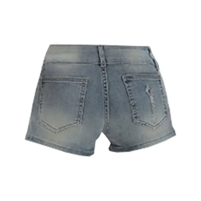 Concubine Zhu Denim Shorts Women's Nai Blue-1
