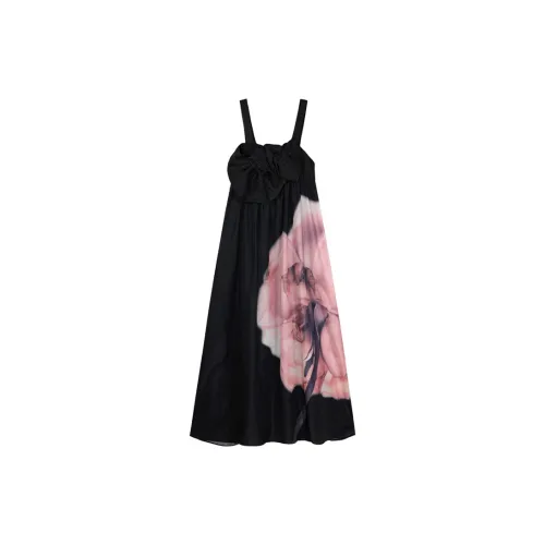 HDFULERN Slip Dresses Women's Paris Night Rose